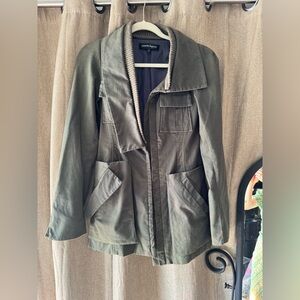 Nanette Lepore Dark Green Utility Jacket